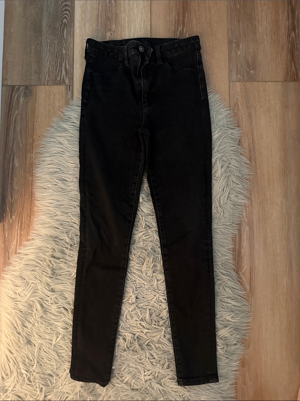 American Eagle Outfitters High-Rise Black Skinny Jeans